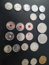 Canada and US coin collection -silver dollars - chrome nickels