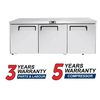 Atosa 72" Triple Door Undercounter Refrigerated Work Table, View more
