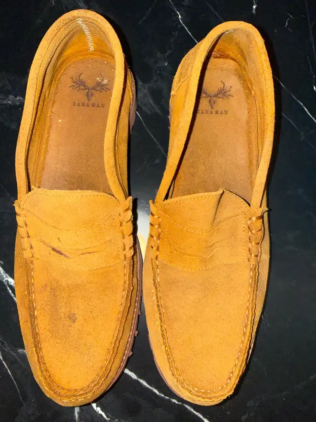 Zara Men's Suede Loafers 41 in Men's Shoes in City of Toronto - Image 4