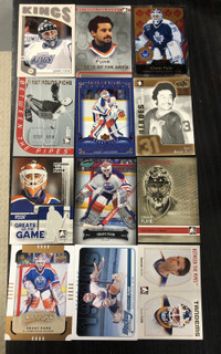 12 different Grant Fuhr cards NM HOF Oilers 