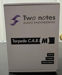 Two Notes Torpedo C.A.B. M Speaker Simulator / Amp DI 2019 - Whi