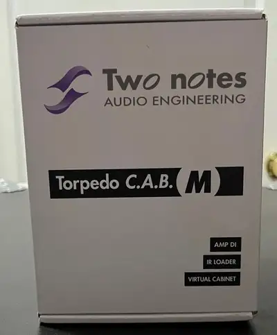 Two Notes Torpedo C.A.B. M Speaker Simulator / Amp DI 2019 - White Price is firm, no trades.