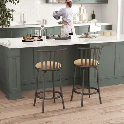Linon Swivel Bar Stools- set of two, View more