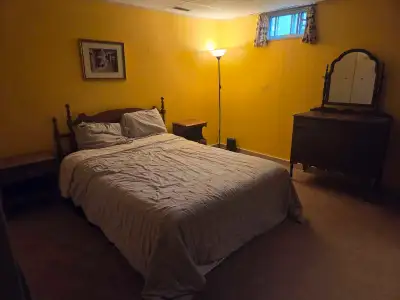 Cozy, pet friendly XL bdrm plus kitchenette and sitting area