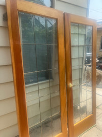 Interior French Door with Clear