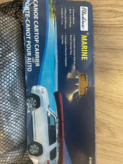 I'm selling a brand new Blueline Marine canoe cartop carrier, perfect for transporting your canoe or...