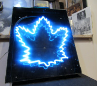 REDUCED PRICE: VINTAGE LEAFS NEON LOGO