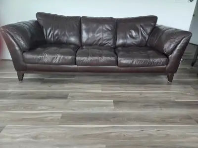 Brown Leather Sofa, View more