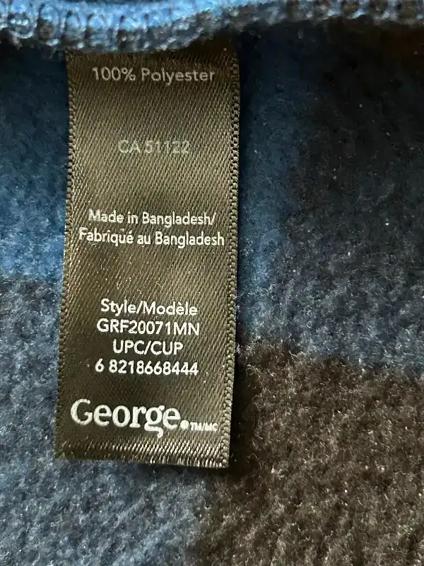 Men’s George flannel plaid shirt XL $25 in Men's in Oakville / Halton Region - Image 5