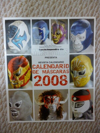 2008 Lucha Libre wrestling mask calendar