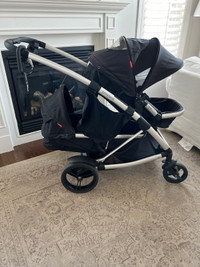 Phil and Ted’s Promenade Inline Black  Double Kit Stroller