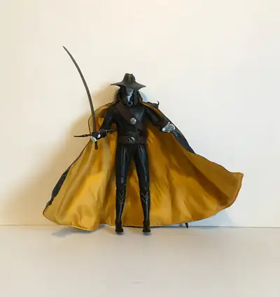 Epoch CWorks Vampire Hunter anime poseable action figure. Measures 12 inches tall. 2003 Manga. Black...
