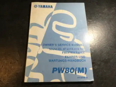 2000 Yamaha PW80 (M) Service Manual YZinger PeeWee 80 Mini Bike, View more