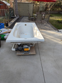 American Standard Toilet and Jacuzzi tub with motor