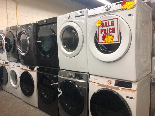MASSIVE SALES EVENT! EXTRA 40% OFF STACKABLE ELECTRIC DRYERS!!! in Washers & Dryers in Edmonton - Image 3