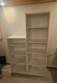 White Ikea Shelves