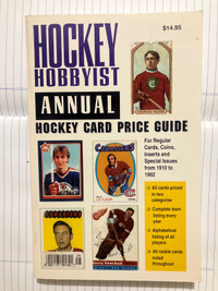 Hockey hobbyist annual hockey card price guide