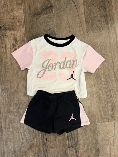 Jordan kids shorts and t-shirt size 2T, View more