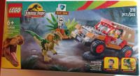 Lego Jurassic Park 30th Anniversary Dilophosaurus Ambush 76598