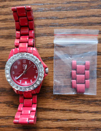 Red Chain Link Watch