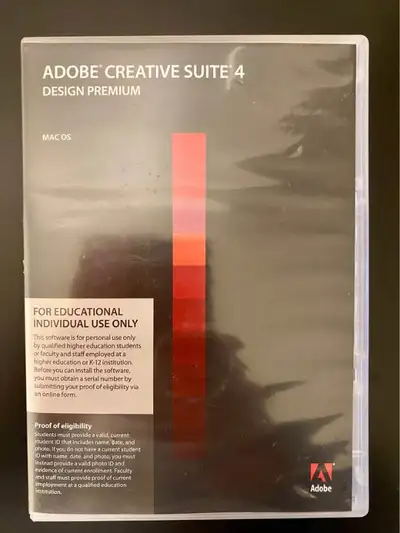 Adobe Creative Suite 4 Design Premium Mac OS, View more