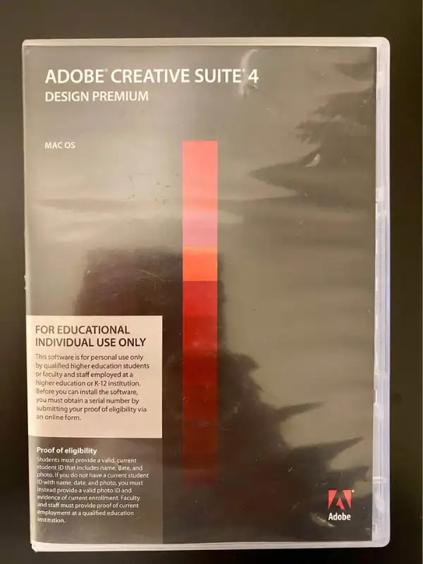 Adobe Creative Suite 4 Design Premium Mac OS in Software in Vancouver - Image 2