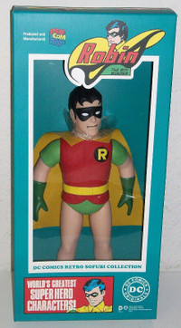 Retro 10" ROBIN Vinyl Figure DC Comics Batman Not Mego Action