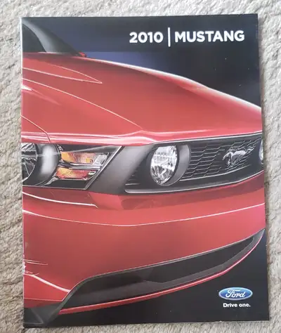 Mustang 2010 sales brochure. Like new., View more