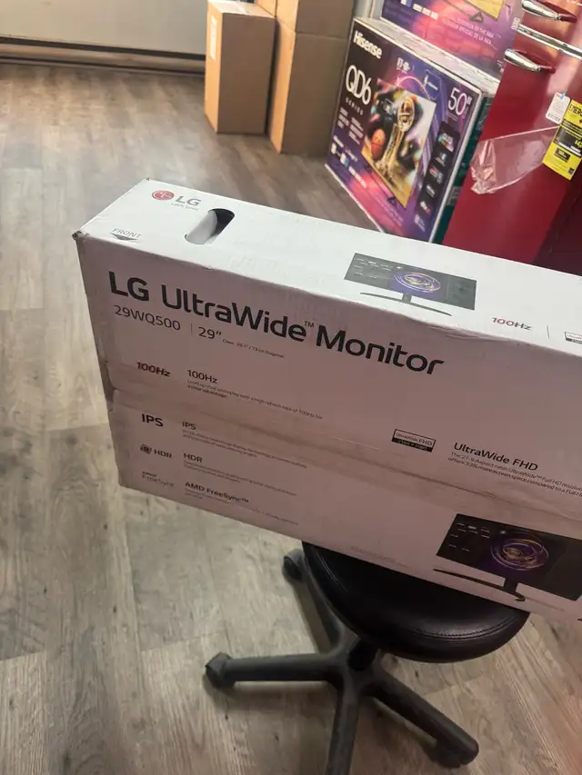 LG 29WQ500 Monitor 100Hz  in Monitors in City of Montréal - Image 3