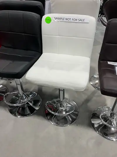Brand new white bar stool $100 a pair, View more