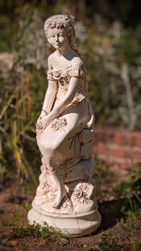 Classical Greek garden statue indoor or outdoor