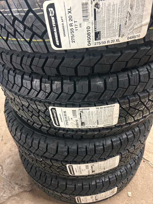 4 Brand New General Grabber APT 275/55R20 XL 4 Season tires in Tires & Rims in Ottawa - Image 3