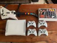 Xbox 360 + games and controllers 