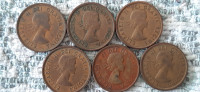 1963 Canadian Pennies