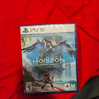 Hi there i have a brand new copy of Horizan Forbidden west two for sale never been opened looking to...