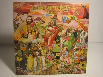 IRON BUTTERFLY - LIVE  LP VINYL RECORD ALBUM, View more