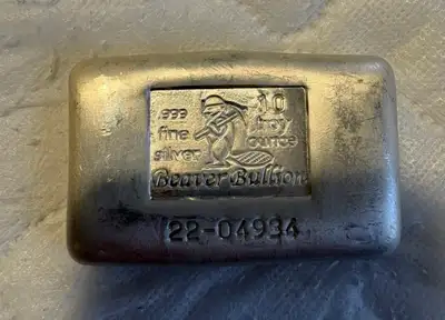 10oz Silver Bar, View more