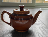 Vintage Brown Teapot Glazed