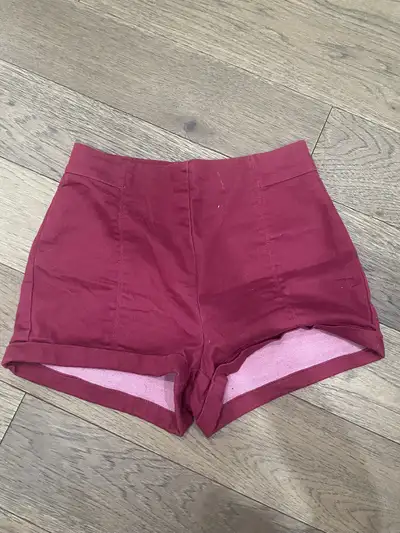 Women’s burgundy shorts size 3, View more