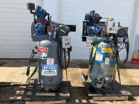 2-80 gallon 5 Hp Air Compressors