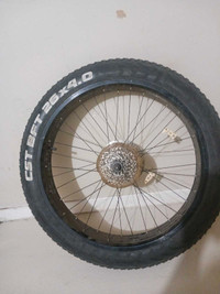 Fat tire mountain bike (damaged)