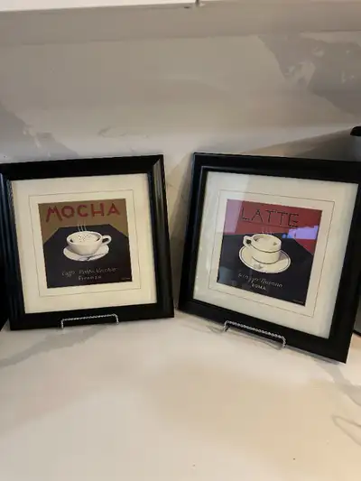 Vintage Marco Fabiano Cafe Prints~ Framed ~Set of Two (2), View more