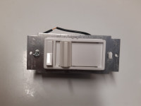 White slide dimmer switch