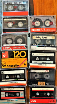 Maxell Professional Series and UR/ UD XLII / UL Audio cassettes