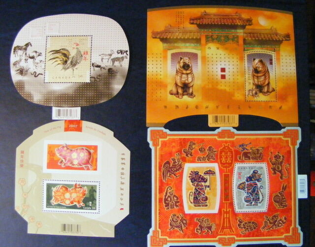 Canada Chinese New Year 1997-2008, Souvenir & Uncut Press Sheets in Arts & Collectibles in Brantford - Image 3