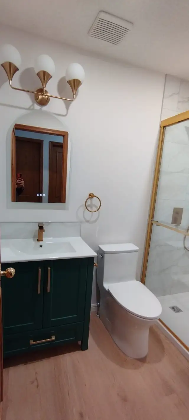 Complete bathroom renovation in 7 days