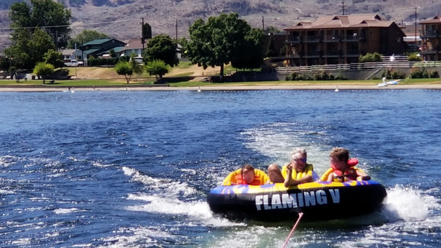 "FLAMING V" Boat pull Donut in Personal Watercraft in Calgary