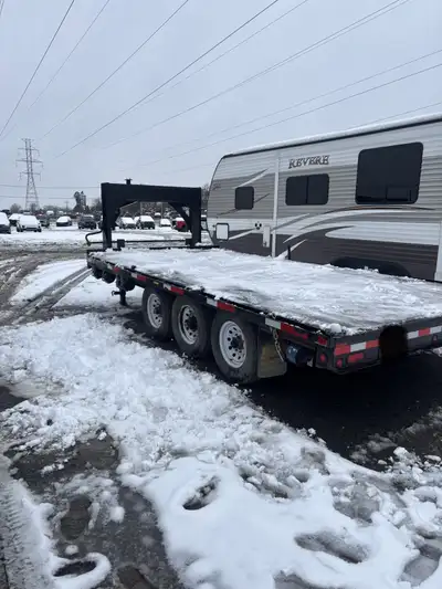 Remorque Miska 18 pieds 2022 à trois essieux, de 7 000 lb (7 130 kg ou 15 720 lb) chargement Inspect...