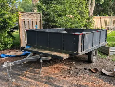 Utility trailer, single axel (new), new suspension, new tail lights/wiring, tires replaced last year...