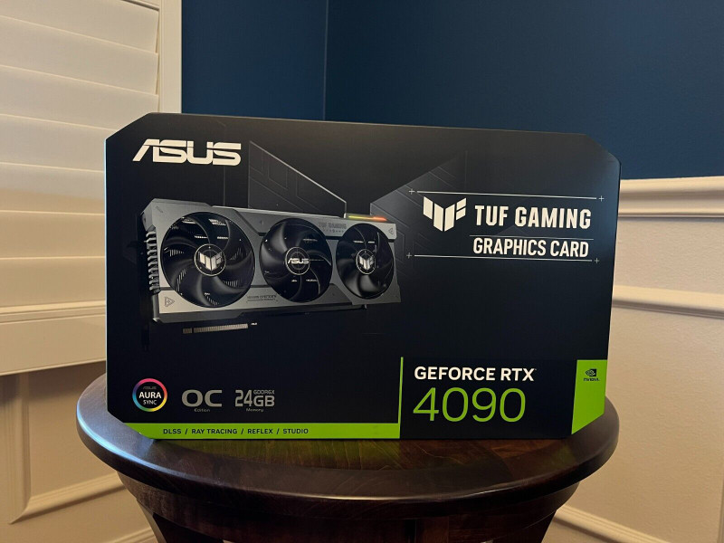 ASUS TUF RTX 4090 OC Edition Graphics Card System Components City